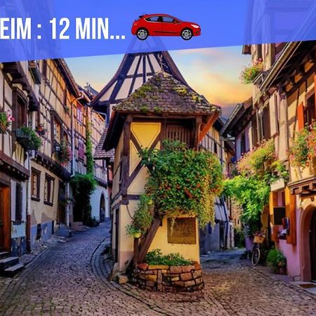 Ferienwohnung Le Blue St Léon : 2 pièces COZY Lit King Size WIFI Colmar Exterior foto