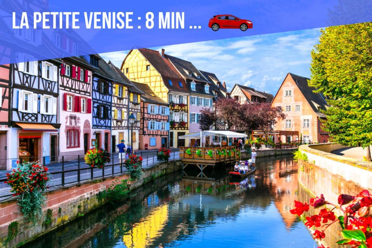 Ferienwohnung Le Blue St Léon : 2 pièces COZY Lit King Size WIFI Colmar Exterior foto
