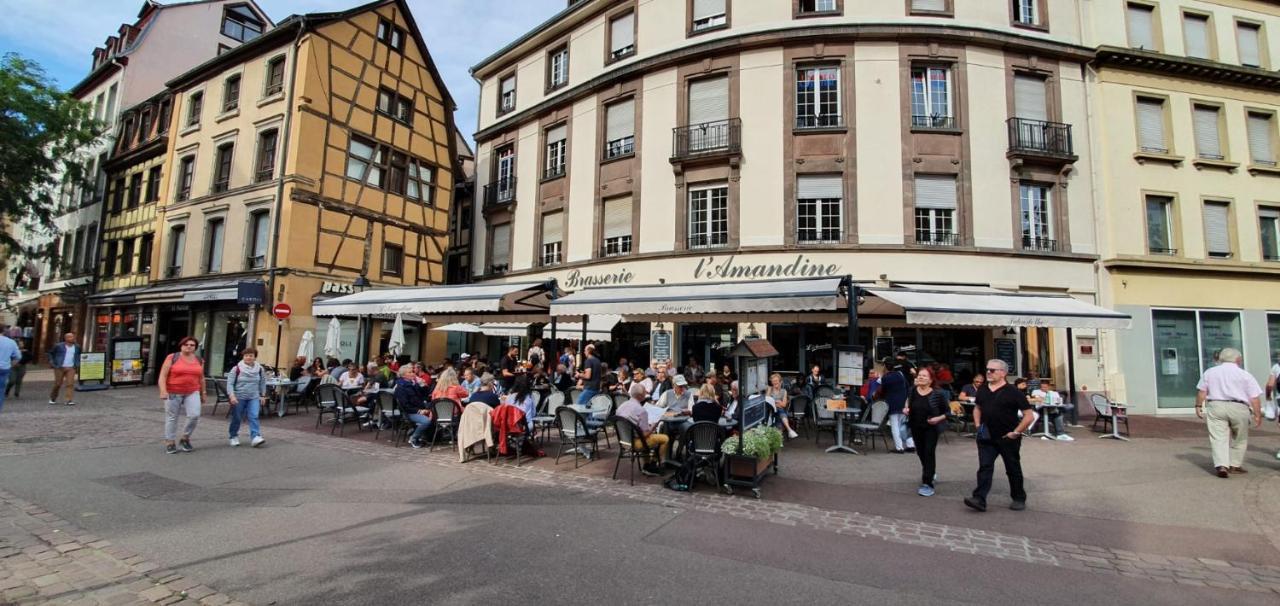 Ferienwohnung Le Blue St Léon : 2 pièces COZY Lit King Size WIFI Colmar Exterior foto